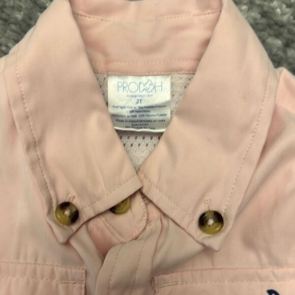 EUC Prodoh baby pink fishing shirt size 2t - Picture 2 of 3